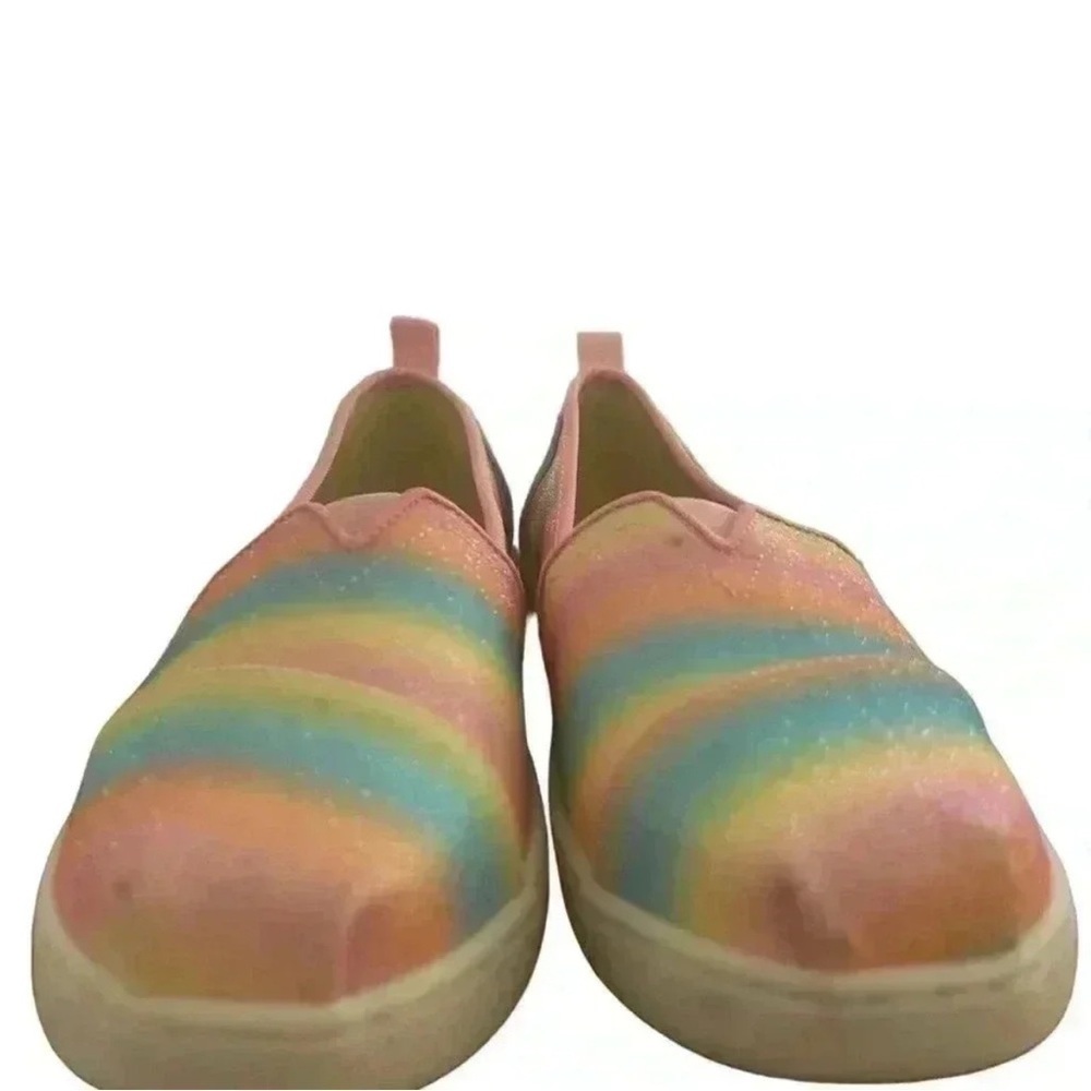 Kids Rainbow Glitter Shoes Size 5 New With Tags - Picture 6 of 10